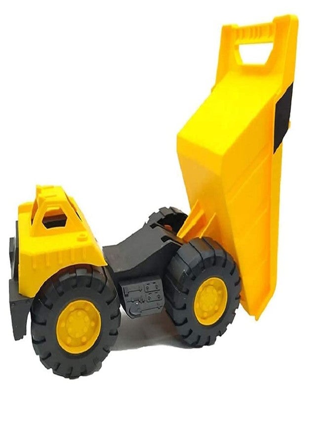 UKAXA New Plastic Unbreakable Dumper Truck Construction Vehicles for Kids Pretend Play Toy Trucks Play Set Building Vehicles Set for Kids (Multi) - Image 4